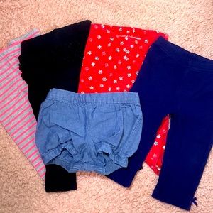 Baby girls pants bundle